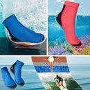DIVE & SAIL 1.5mm Neoprene + Nylon Snorkeling Socks Diving Socks Anti-slip Anti-scratch Beach Socks, Size:S (33-35)(Men Gray)