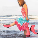 DIVE & SAIL 1.5mm Neoprene + Nylon Snorkeling Socks Diving Socks Anti-slip Anti-scratch Beach Socks, Size:S (33-35)(Men Blue)