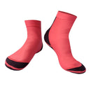 DIVE & SAIL 1.5mm Neoprene + Nylon Snorkeling Socks Diving Socks Anti-slip Anti-scratch Beach Socks, Size:S (33-35)(Women Red)