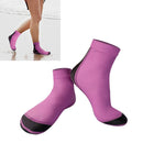 DIVE & SAIL 1.5mm Neoprene + Nylon Snorkeling Socks Diving Socks Anti-slip Anti-scratch Beach Socks, Size:S (33-35)(Women Purple)