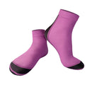 DIVE & SAIL 1.5mm Neoprene + Nylon Snorkeling Socks Diving Socks Anti-slip Anti-scratch Beach Socks, Size:S (33-35)(Women Purple)