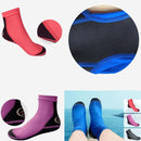 DIVE & SAIL 1.5mm Neoprene + Nylon Snorkeling Socks Diving Socks Anti-slip Anti-scratch Beach Socks, Size:S (33-35)(Women Purple)