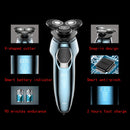 SID 386 Electric Shaver Intelligent Rechargeable Multi-function Three-in-one Men 4D Razor Body Wash