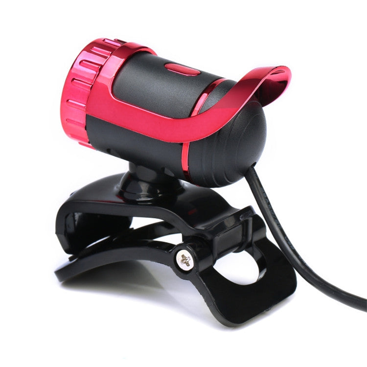 HXSJ A859 480P Computer Network Course Camera Video USB Camera Built-in Sound-absorbing Microphone(No Camera Function Red)