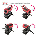 HXSJ A859 480P Computer Network Course Camera Video USB Camera Built-in Sound-absorbing Microphone(Red)