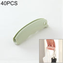 40 PCS Silicone Anti-stroke Handle Effort-saving Bag Carrier Plastic Bag Shopping Bag Handle Lifter(Green)