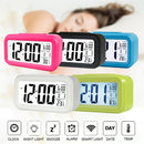 Temperature Type Lazy Snooze Alarm Mute Backlit Electronic Clock(Black)