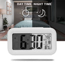 Temperature Type Lazy Snooze Alarm Mute Backlit Electronic Clock(Black)