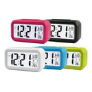 Temperature Type Lazy Snooze Alarm Mute Backlit Electronic Clock(Blue)