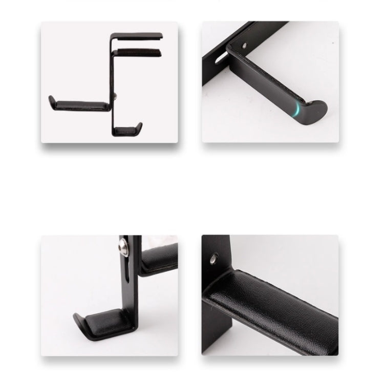 Headphones Racks Desktop Hooks Bookshelves Headset Racks(Upgrade B Gray)