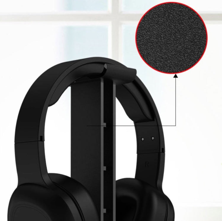 2 PCS Headphone Desktop Stand Display Shelf(White )