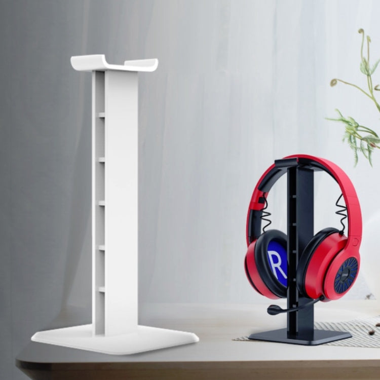 2 PCS Headphone Desktop Stand Display Shelf(White )