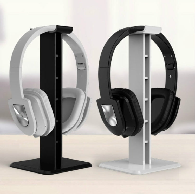 2 PCS Headphone Desktop Stand Display Shelf(White )