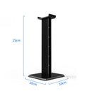 2 PCS Headphone Desktop Stand Display Shelf(Black )