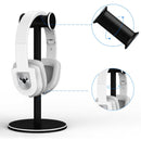 Head-mounted Metal Earphone Holder Internet Cafe Desktop Display Stand(Black)