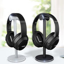 Head-mounted Metal Earphone Holder Internet Cafe Desktop Display Stand(Silver Gray)