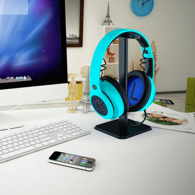 Headphone Holder Internet Cafe Headset Display Stand( White )