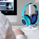 Headphone Holder Internet Cafe Headset Display Stand( White )