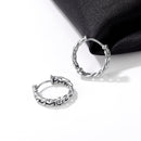 1 Pair OPK 599 Men Titanium Steel Chain Earrings Personality Earrings