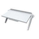 2 PCS Creative Multi-functional Storage Rack Computer Monitor Holder, Size:S(White)