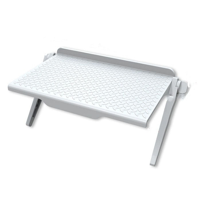 2 PCS Creative Multi-functional Storage Rack Computer Monitor Holder, Size:S(White)