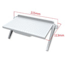 2 PCS Creative Multi-functional Storage Rack Computer Monitor Holder, Size:S(White)