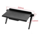 2 PCS Creative Multi-functional Storage Rack Computer Monitor Holder, Size:S(Black)