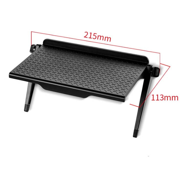 2 PCS Creative Multi-functional Storage Rack Computer Monitor Holder, Size:S(Black)