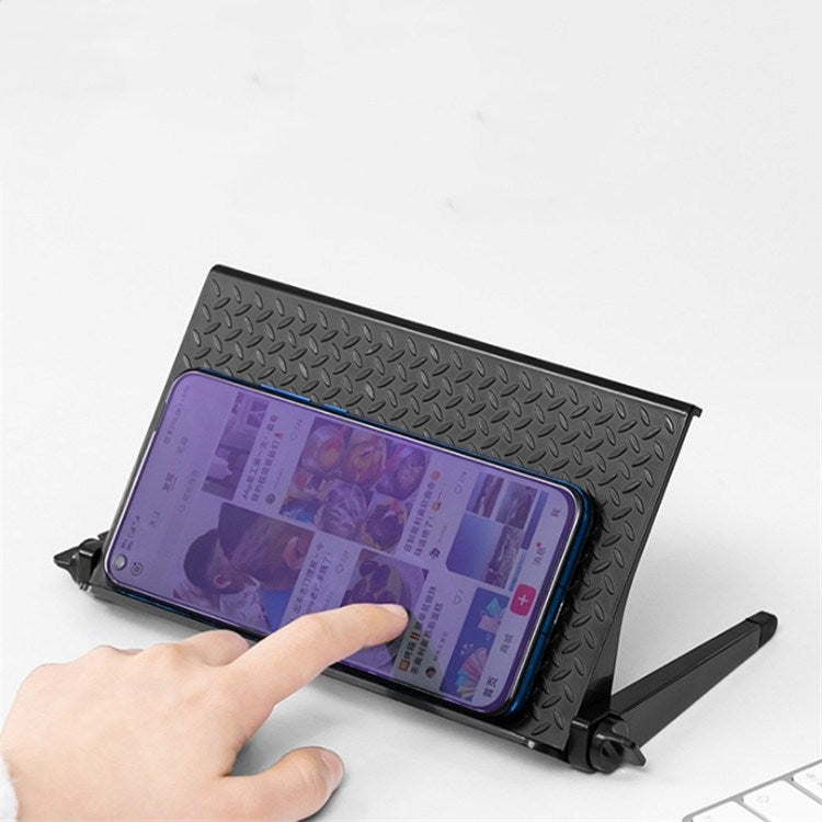 2 PCS Creative Multi-functional Storage Rack Computer Monitor Holder, Size:S(Black)