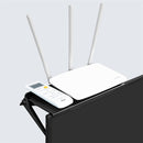 2 PCS Creative Multi-functional Storage Rack Computer Monitor Holder, Size:S(Black)