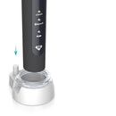 Wireless Rechargeable Waterproof Electric Toothbrush Rotary Brush Head(Black)