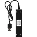 10 PCS USB 18650 Battery Single Slot Holder Charger with Flashlight Function