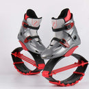 Jumping Shoes Adult Childrens Spring Shoes Fitness Jumping Shoes, Size:L(Gray Red)