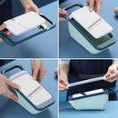 Kitchen Multifunctional Vegetable Cutter Household Grater Slicer(Navy Blue)