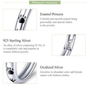 Pet Footprint Ring S925 Sterling Silver Oil Drop Ring, Size: 8