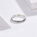 Vintage Pattern Sterling Silver Ring S925 Fashion Pattern Ring, Size:6 US Size