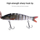 Luya Knotty Fish Plastic Bionic Hard Bait Sea Fishing Fake Bait, Colour: 5 PCS