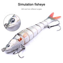 Luya Knotty Fish Plastic Bionic Hard Bait Sea Fishing Fake Bait, Colour: 5 PCS