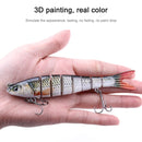 Luya Knotty Fish Plastic Bionic Hard Bait Sea Fishing Fake Bait, Colour: 5 PCS