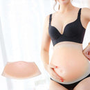 Silicone Fake Belly Pregnant Woman Surrogacy Photo Actor Performance, Size:2-3 Months(Complexion)