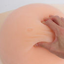Silicone Fake Belly Pregnant Woman Surrogacy Photo Actor Performance, Size:2-3 Months(Complexion)
