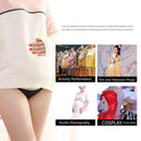 Silicone Fake Belly Pregnant Woman Surrogacy Photo Actor Performance, Size:2-3 Months(Complexion)