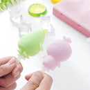 3 PCS Homemade Handmade DIY Cartoon Fruit with Lid Silicone Ice Cream Mold Making Ice Tray, Style:Dinosaur World(Blue)