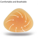 Triangular Concave Bottom Silicone Prosthesis Breast Postoperative Compensatory Breast, Size:400g(Complexion)