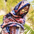 Summer Cotton and Linen Ethnic Travel Silk Scarf Sunscreen Big Shawl Ladies Beach Towel, Size:180 x 100cm(Cleopatra)