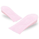 10 Pairs JF101 Invisible Transparent Silicone Heightening Pad Heel Heightening Insole Shock Absorption Half Pad, Specification:One Layer(Pink)