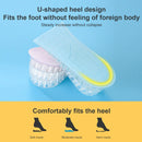 10 Pairs JF101 Invisible Transparent Silicone Heightening Pad Heel Heightening Insole Shock Absorption Half Pad, Specification:One Layer(Black)