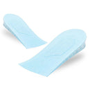 10 Pairs JF101 Invisible Transparent Silicone Heightening Pad Heel Heightening Insole Shock Absorption Half Pad, Specification:One Layer(Blue)