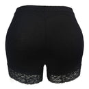 Beautiful Buttocks Fake Butt Lifting Panties Buttocks Lace Shaping Pants, Size: S(Black)