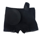 Beautiful Buttocks Fake Butt Lifting Panties Buttocks Lace Shaping Pants, Size: XXXL(Black)